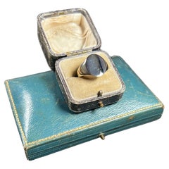 Vintage 1970's 9ct Gold Oval Signet Ring