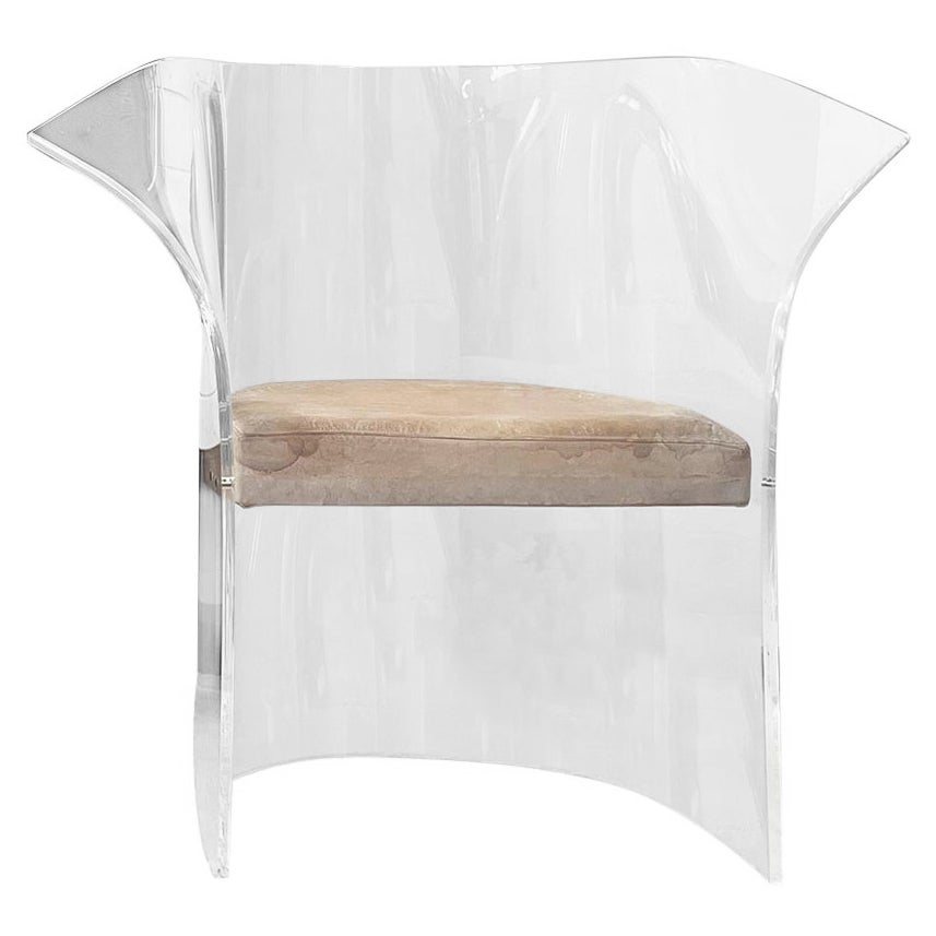 Vintage 1970er Acrylglas-Sessel im Angebot