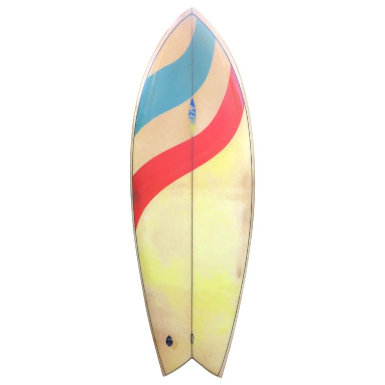 Vintage 1970s Agua Surfboards Twin Fin By Rod Sorenson For Sale At 1stdibs