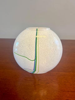 Vintage 1970s Art Glass Vase – Kosta Boda Rainbow Series, Signed