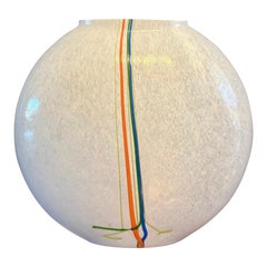 Vintage 1970s Art Glass Vase – Kosta Boda Rainbow Series, Signed