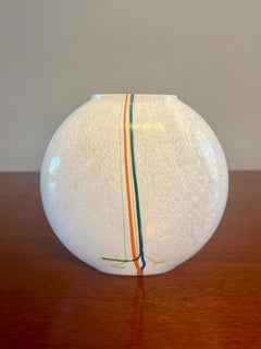 Vintage 1970s Art Glass Vase – Kosta Boda Rainbow Series, Signed