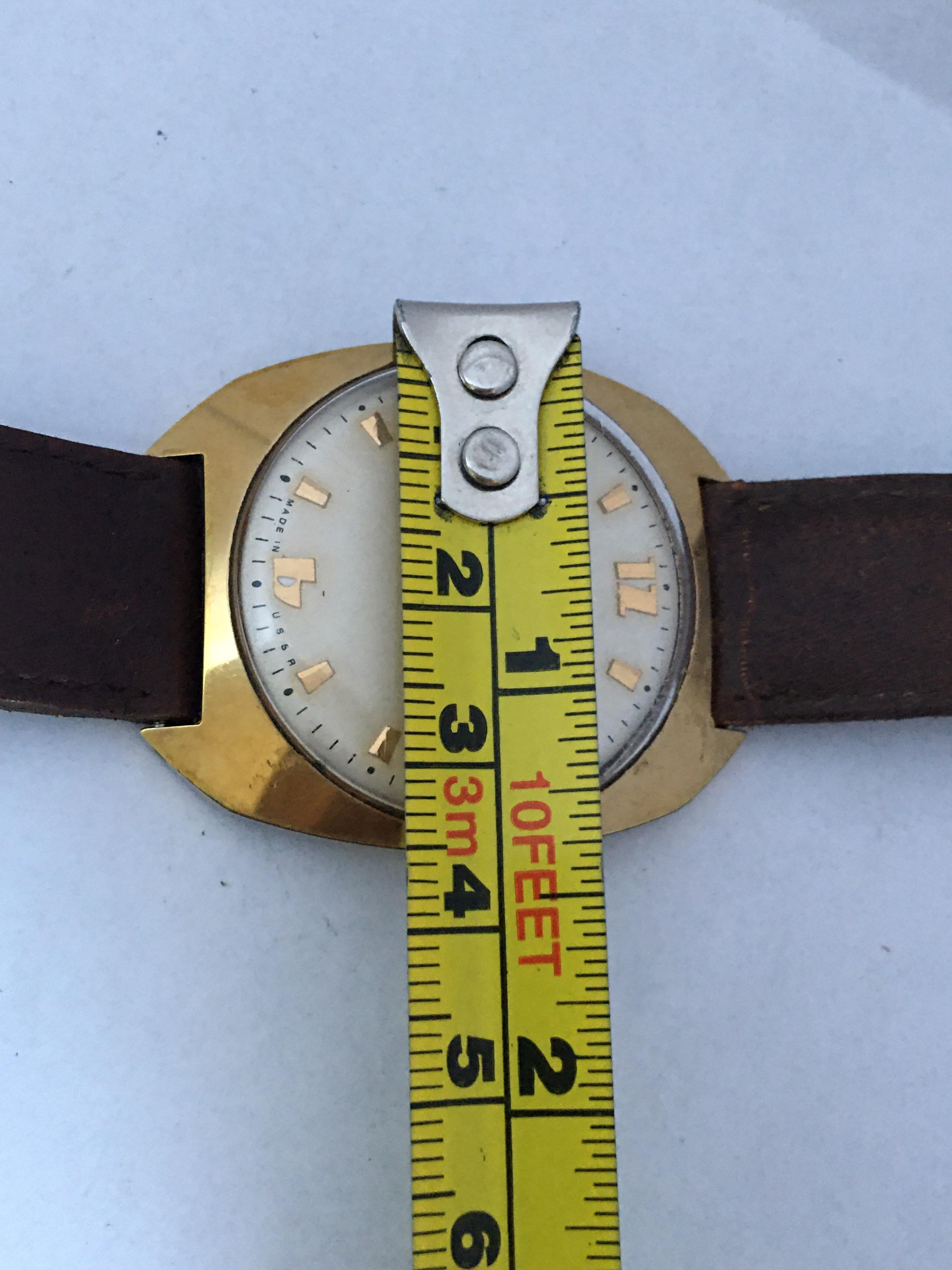 Vintage 1970s AU20 Gold-Plated POLJOT Mechanical Watch 1