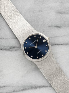 Vintage 1970s Audemars Piguet 5388 - Integrated WG Blue Sunburst Dial Auto 31 mm