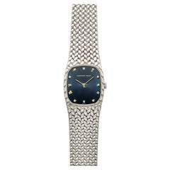 Vintage 1970s Audemars Piguet Cobra 18K WG Blue Diamond Dial Manual 27mm