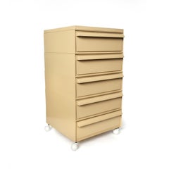 Vintage 1970s Beige Stacking Drawers by Simon Fussell for Kartell