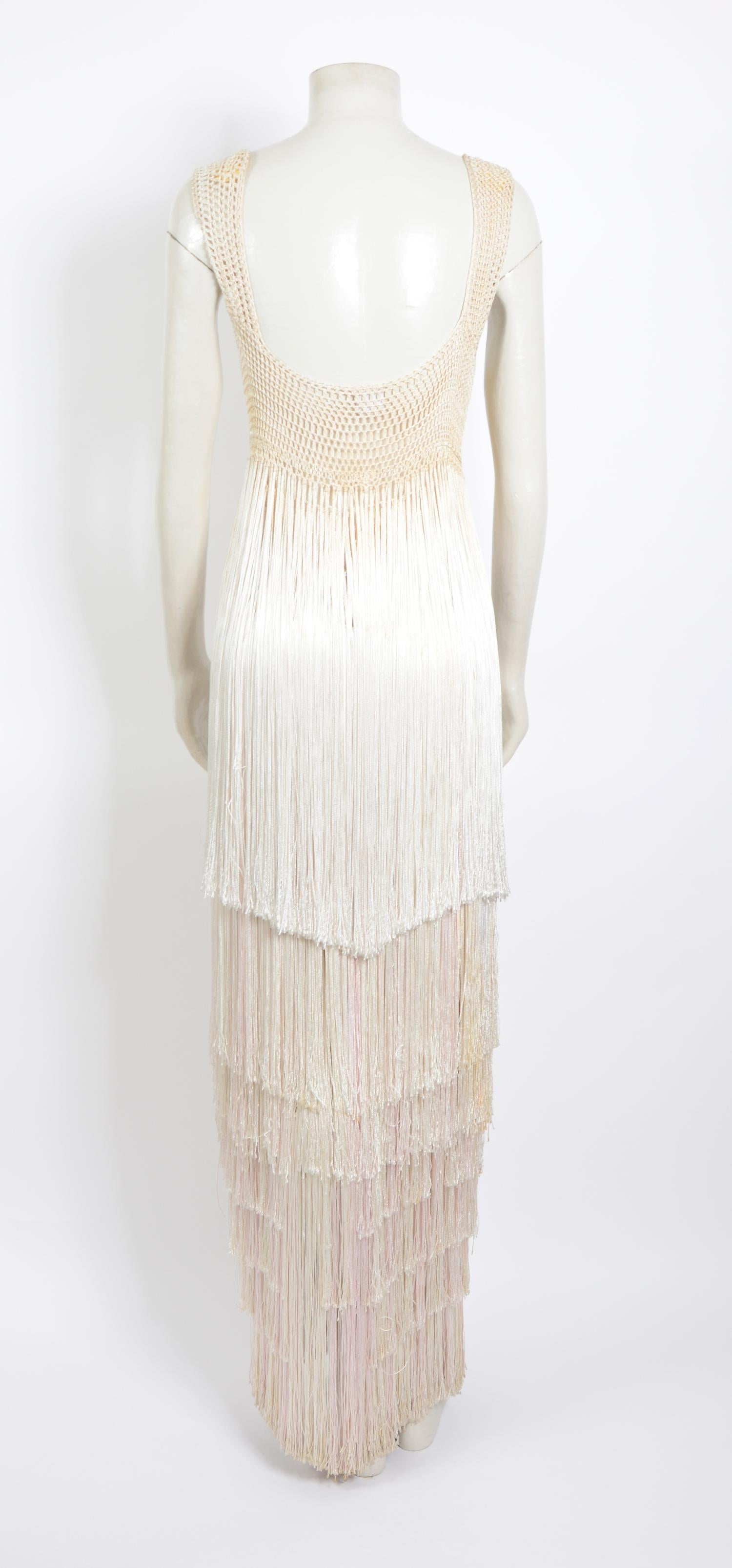 designer fringe dress