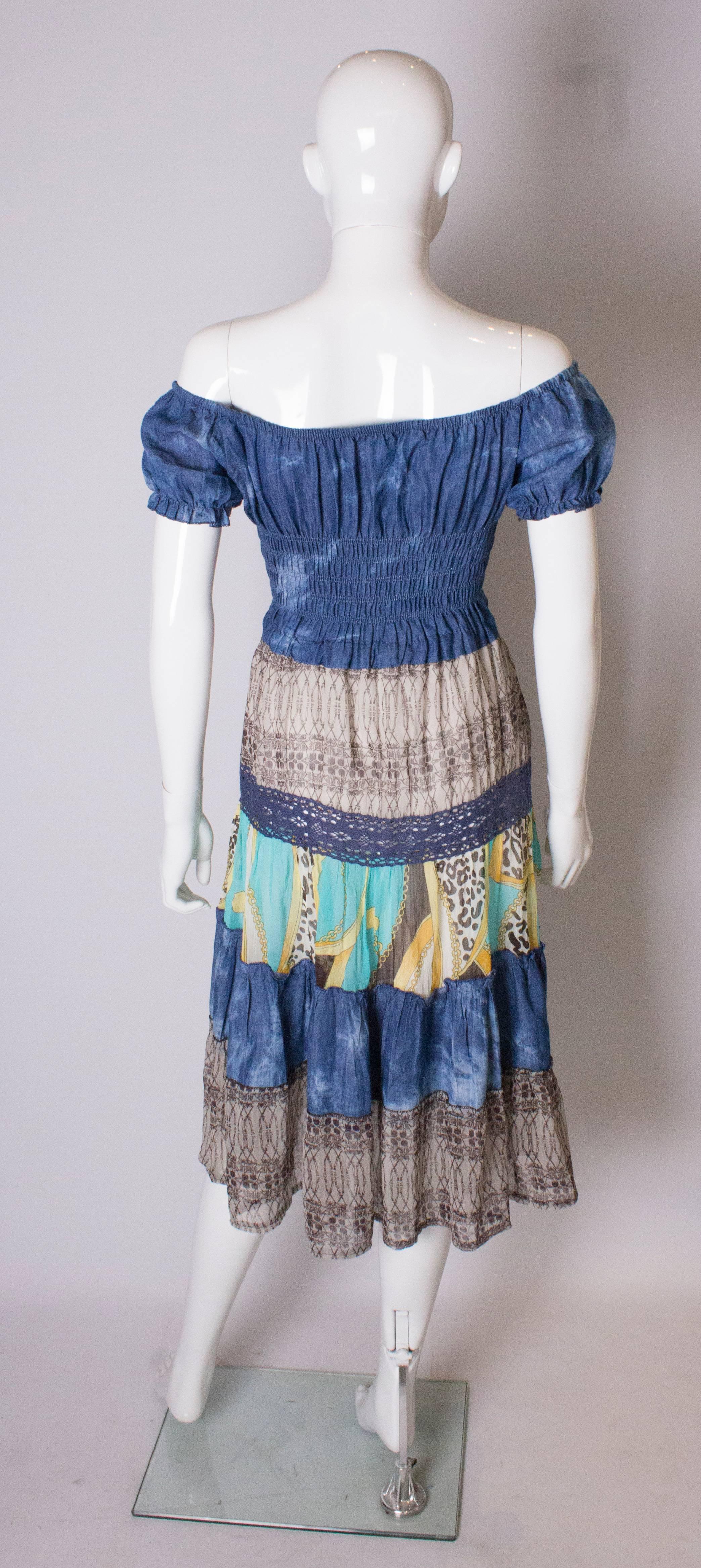 Vintage 1970s  Boho Spring /Summer Dress 1
