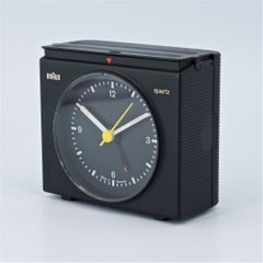 Vintage 1970s Braun Table Alarm Clock by Dieter Rams + Dietrich Lubs