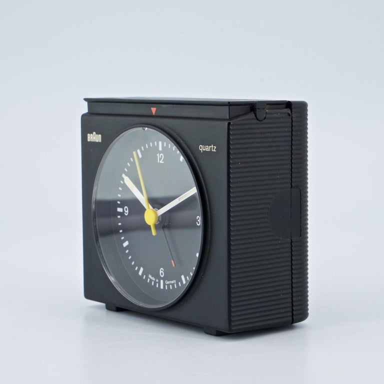 Vintage 1970s Braun Table Alarm Clock by Dieter Rams + Dietrich Lubs