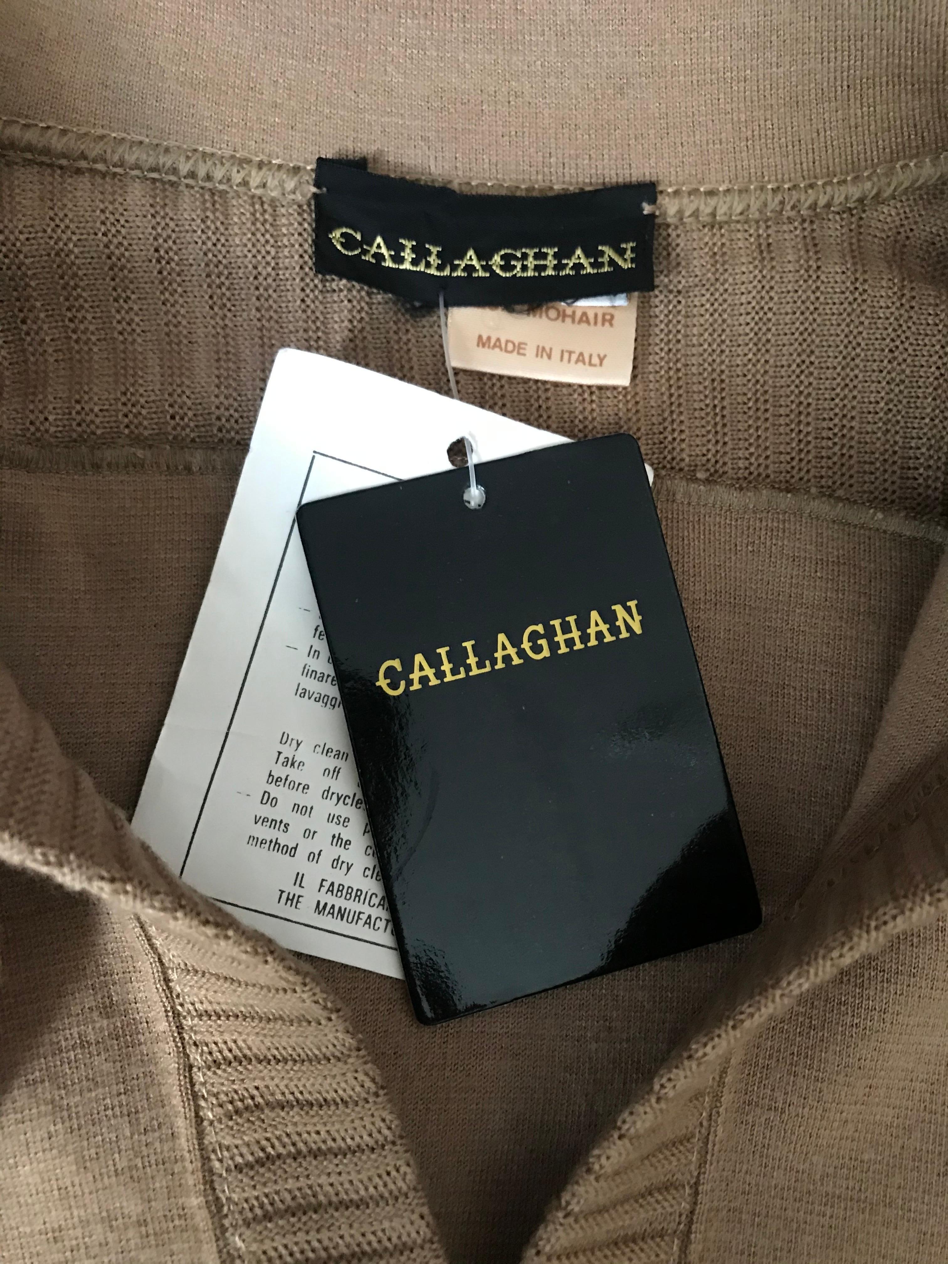 Vintage 1970's Callaghan by Gianni Versace mohair/wool winter trouser suit en vente 4