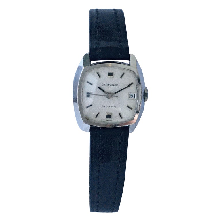 Vintage 1970s Caravelle Automatic Ladies Swiss Watch For Sale at ...