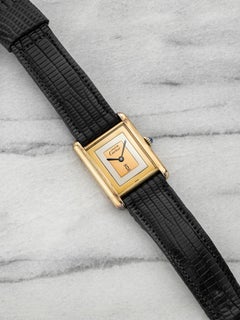Vintage 1970s Cartier Lady Tank Must Vermeil Trinity Dial Manual 23mm
