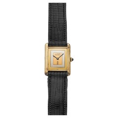 Vintage 1970s Cartier Lady Tank Must Vermeil Trinity Dial Manual 23mm