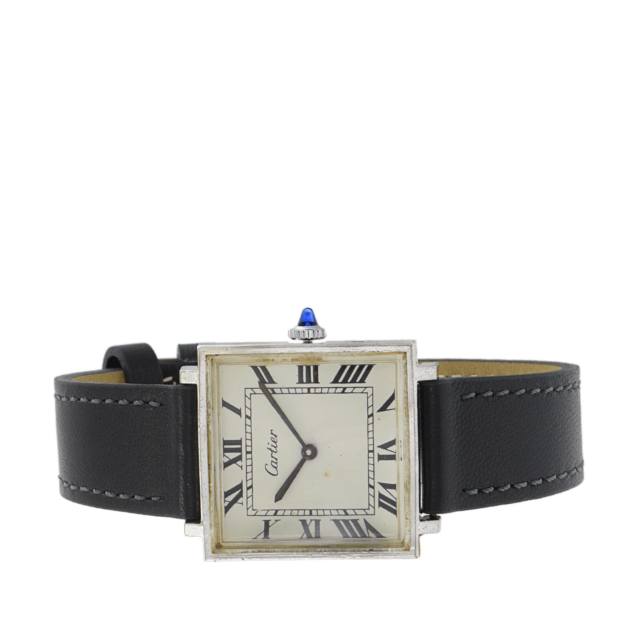 Cartier Tank pré-Must des années 1970 Bon état - En vente à New York, NY