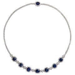 Sapphire Link Necklaces