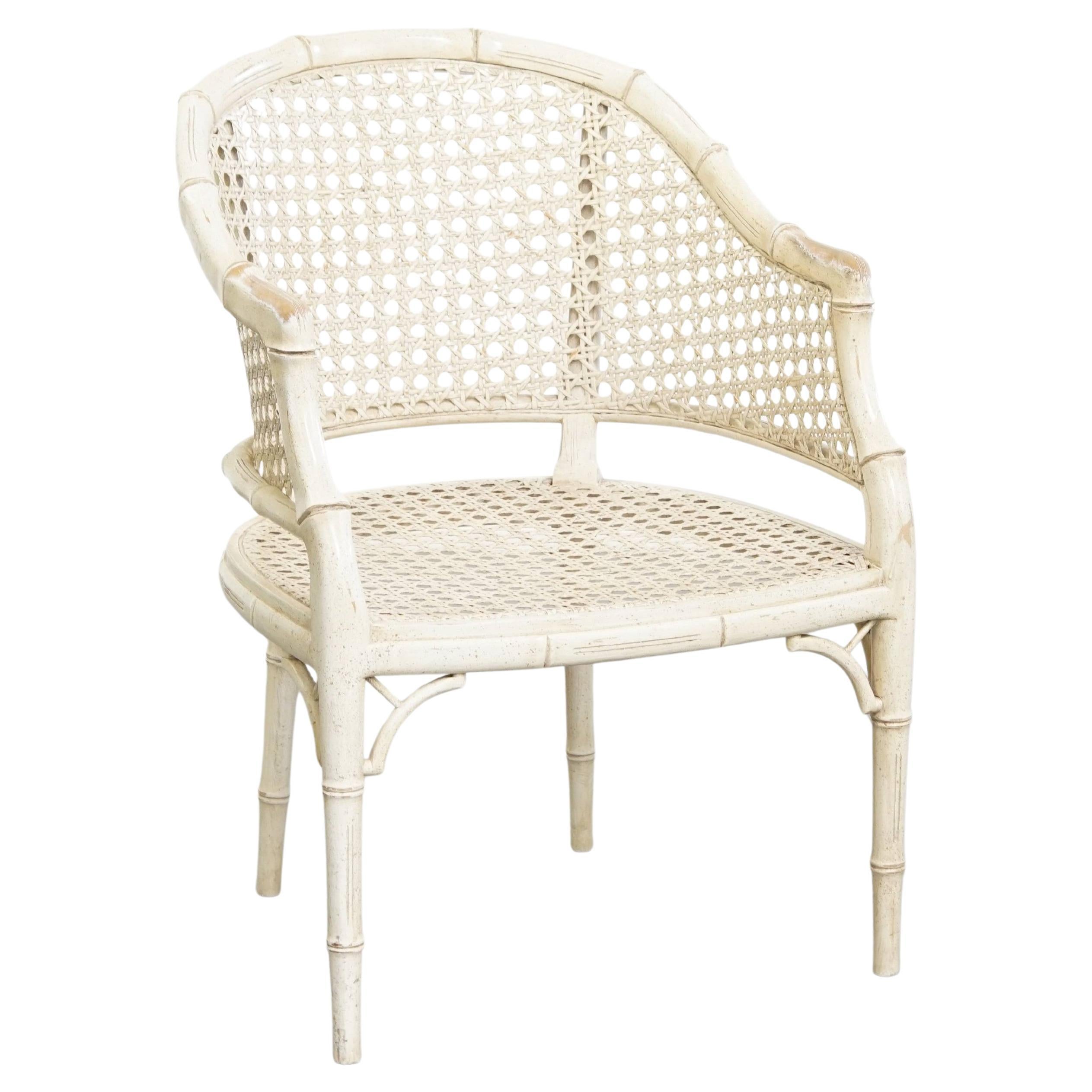 Vintage 1970er Stuhl aus Rattan und Bambus