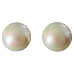 Vintage 1970s CHRISTIAN DIOR Pearl Earrings
