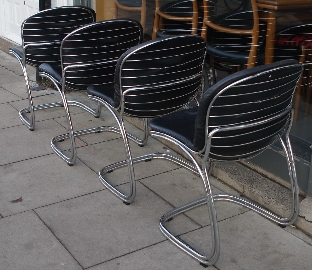 gastone rinaldi chrome chairs