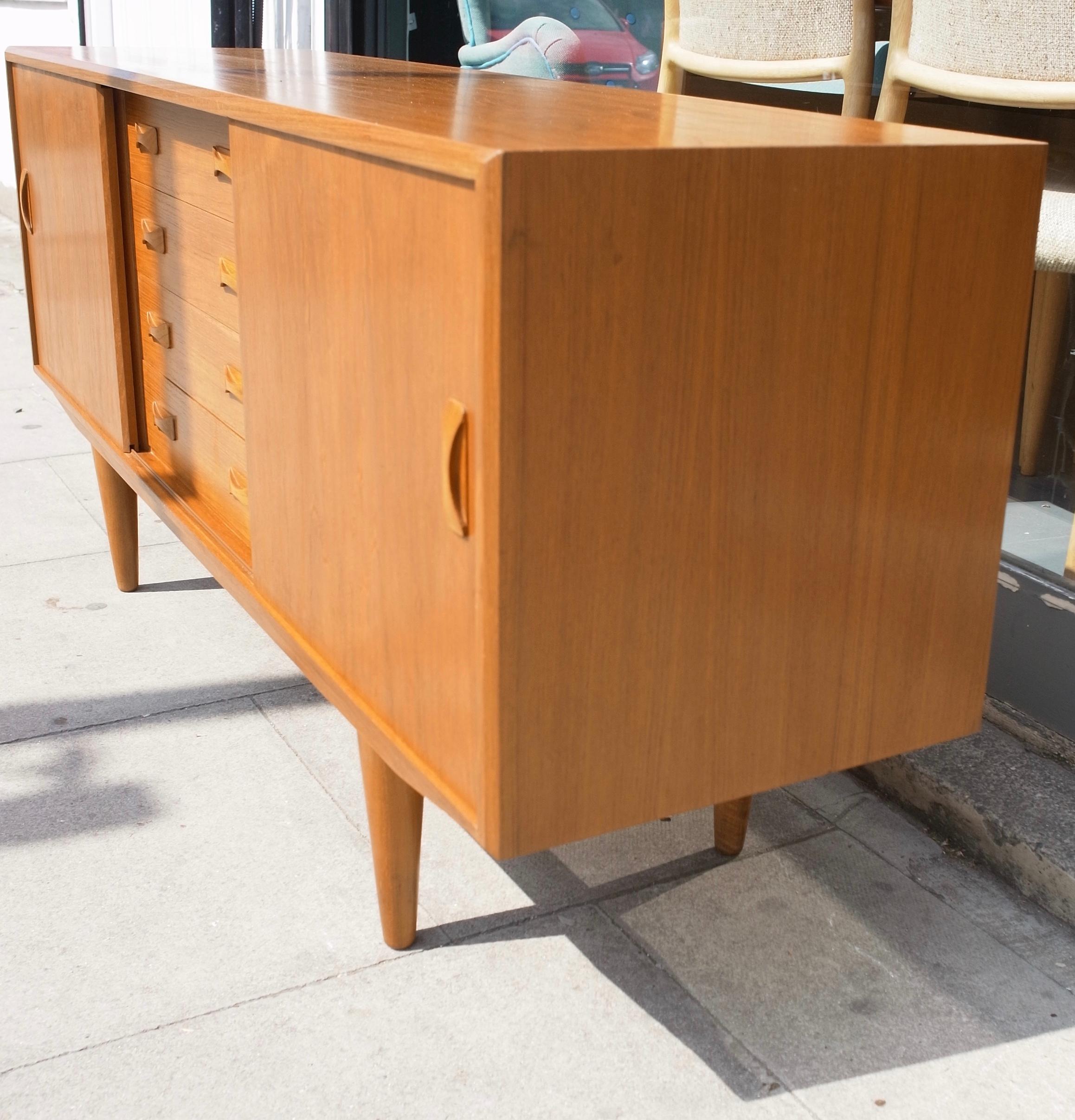 Vintage 1970s Clausen & Son Danish Teak Sideboard 5