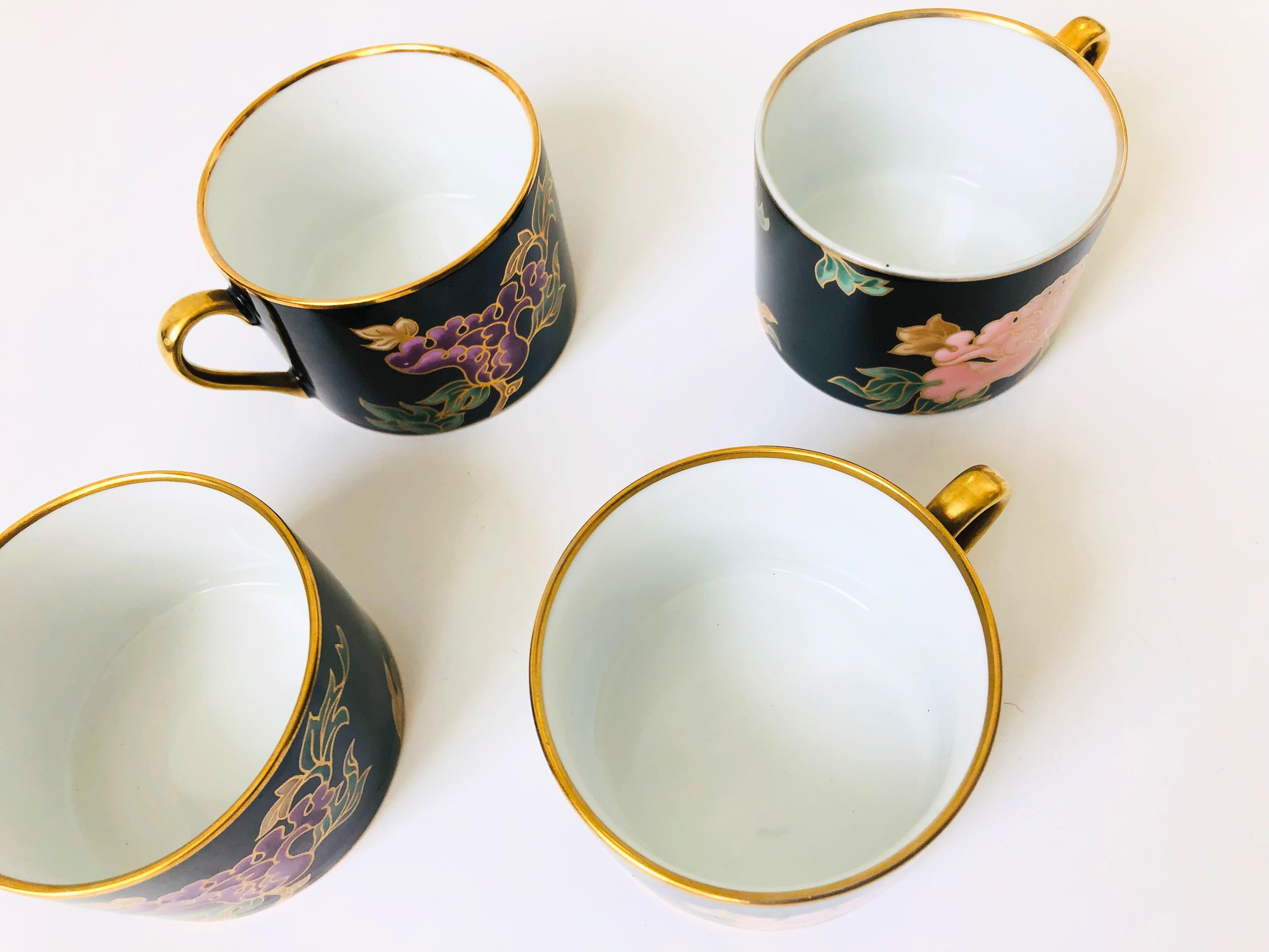 cloisonne peony fitz and floyd