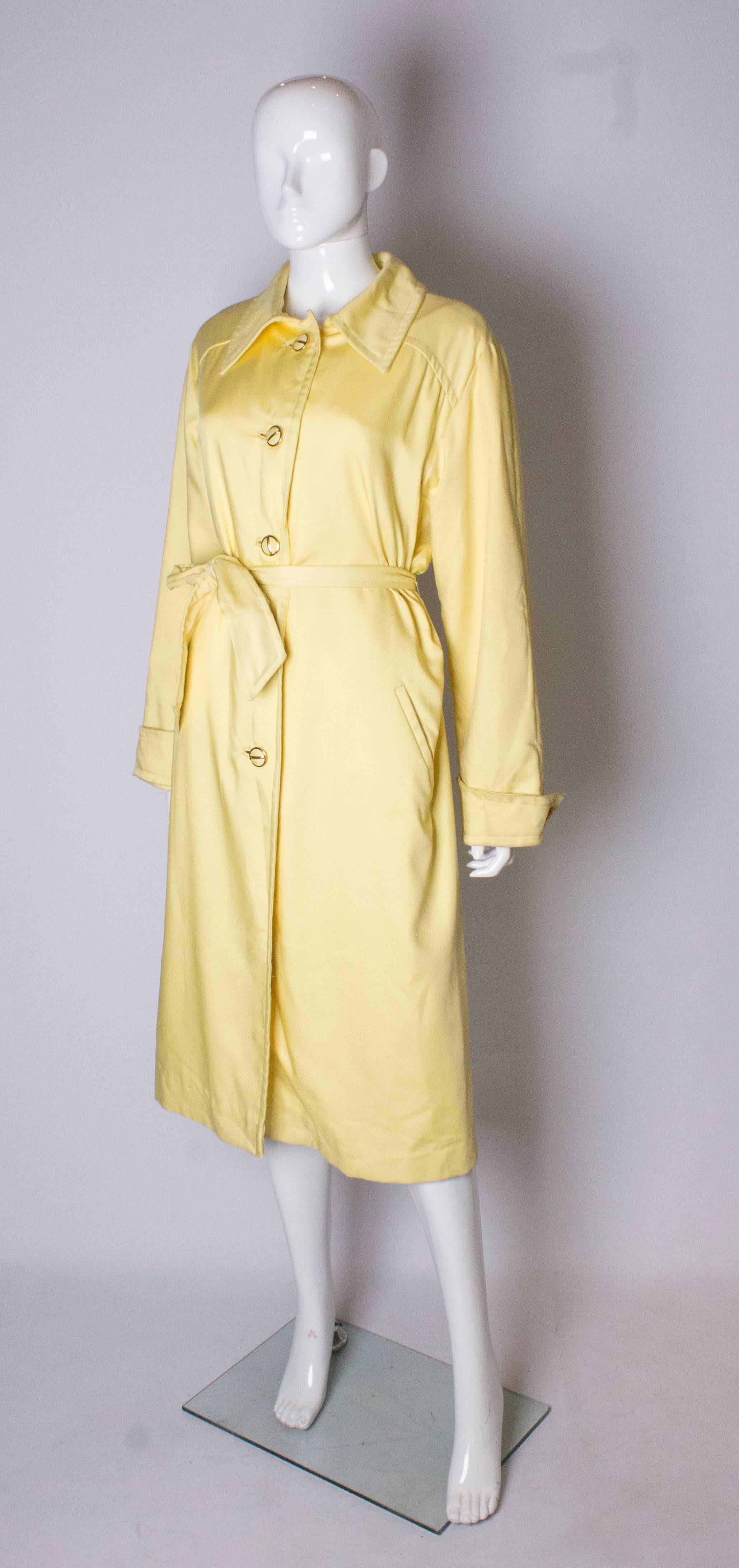 Beige  Vintage 1970s Coat, Count Romit for Nieman Marcus  For Sale