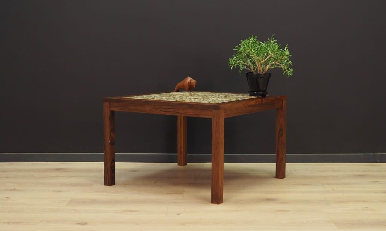 Late 20th Century Vintage 1970s Coffee Table Danish Design Rosewood For Sale