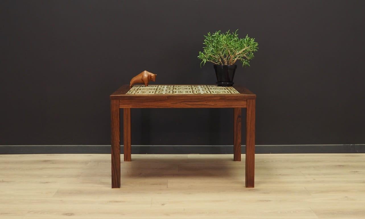 Vintage 1970s Coffee Table Danish Design Rosewood For Sale 1