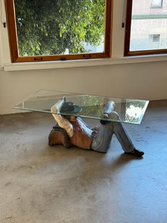 Vintage 1970's Cowboy Couchtisch