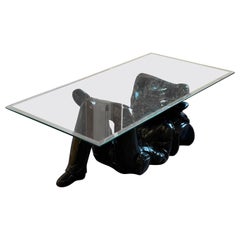 Vintage 1970's Cowboy Coffee Table