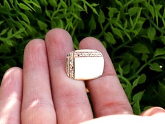 Vintage 1970s Cufflinks in Yellow Gold