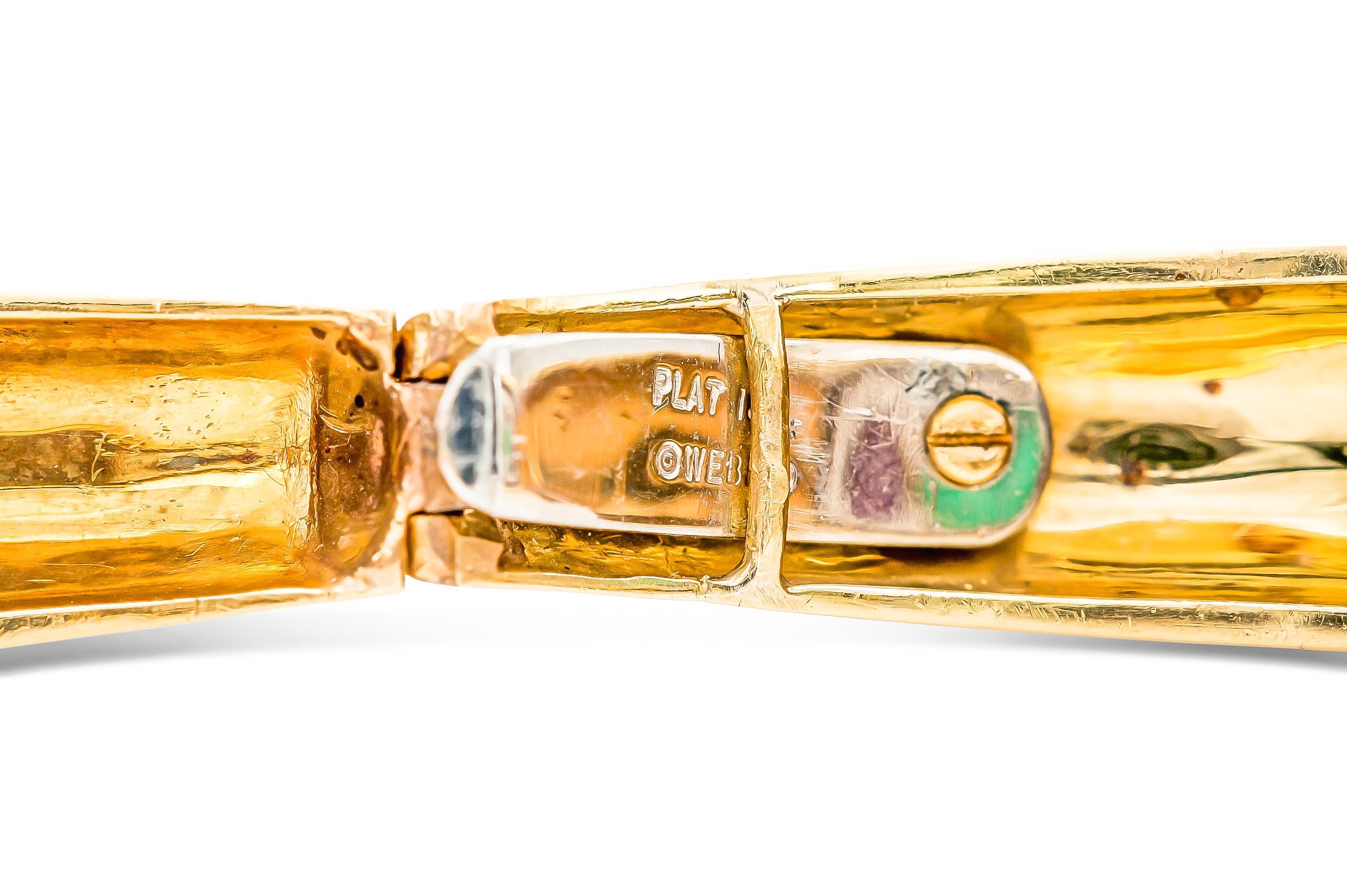 Vintage David Webb, anni '70, Bracciale con più gemme In condizioni buone in vendita a New York, NY