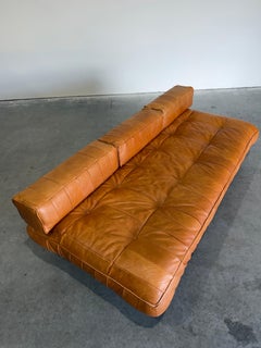 Vintage 1970's De Sede DS 80 Patchwork Leather Daybed