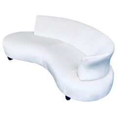 Vintage 1970's Design Serpentine Sofa