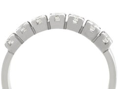 1970s Diamond and White Gold Half Eternity Ring
