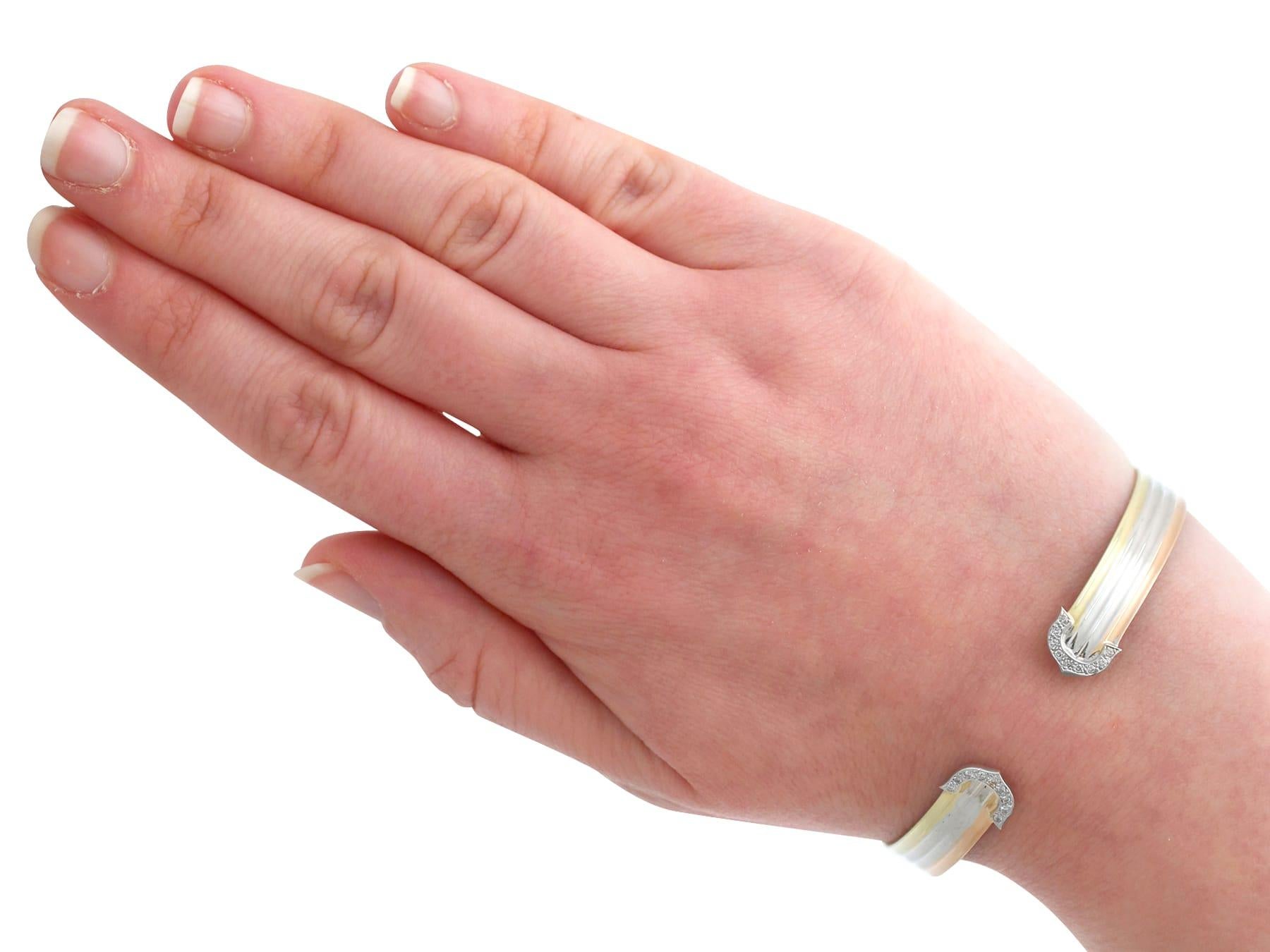 Diamant- und Weiß-Gelb- und Roségold-Schmuck-Suite, 1970er Jahre im Angebot 14