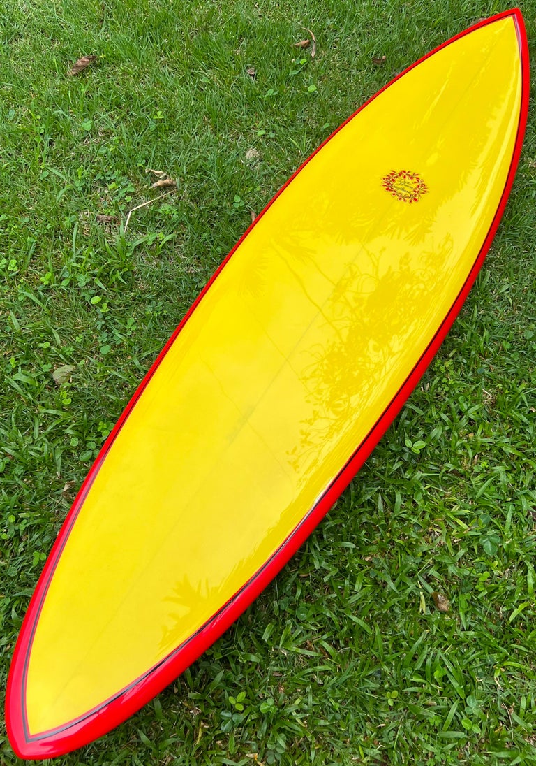 Vintage 1970s Dick Brewer single fin surfboard at 1stDibs