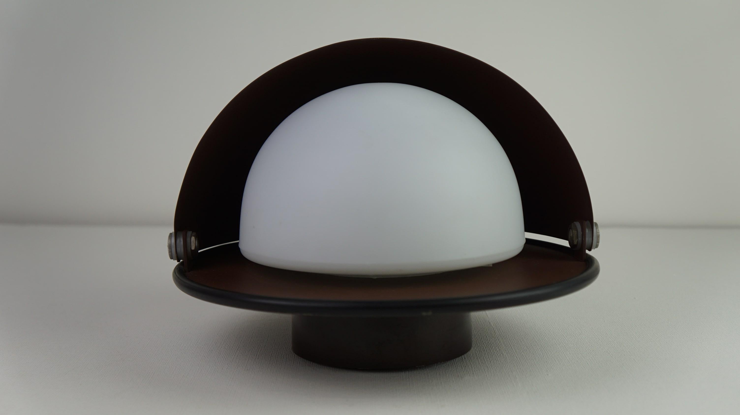 COCOL Simple Creative Wall Lamp Vintage Antique Nostalgia Indoor Design Wall Lamp Round White Glass Lampshade Lamp Holder Beautiful Corridor Staircase Bedroom Corridor 12cm X 42cm - View #3