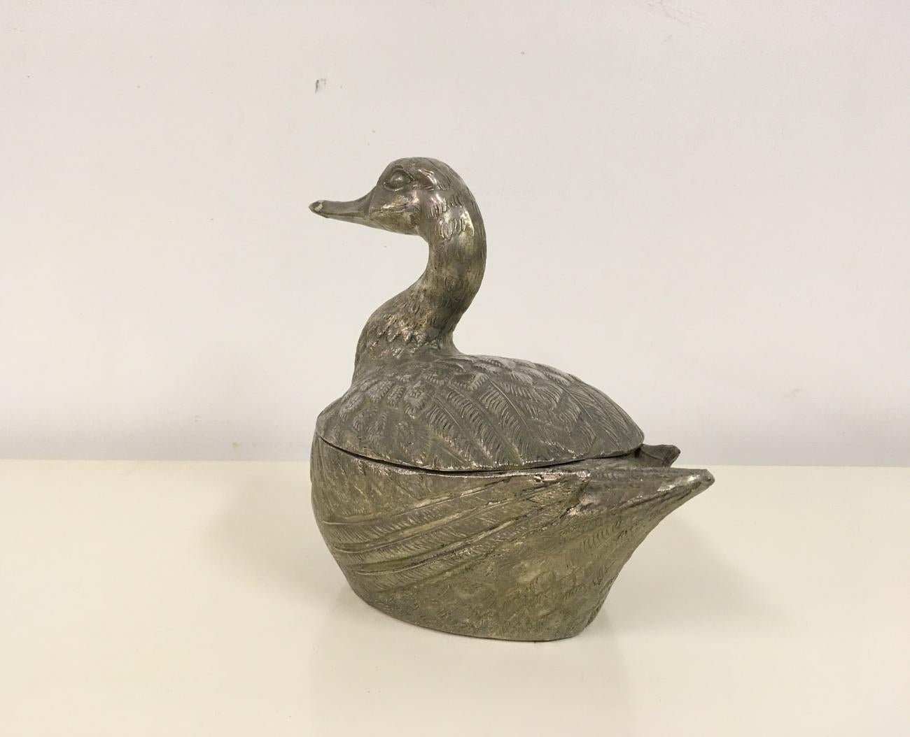 20th Century Vintage 1970s Duck Ice Bucket by Mauro Manetti For Sale