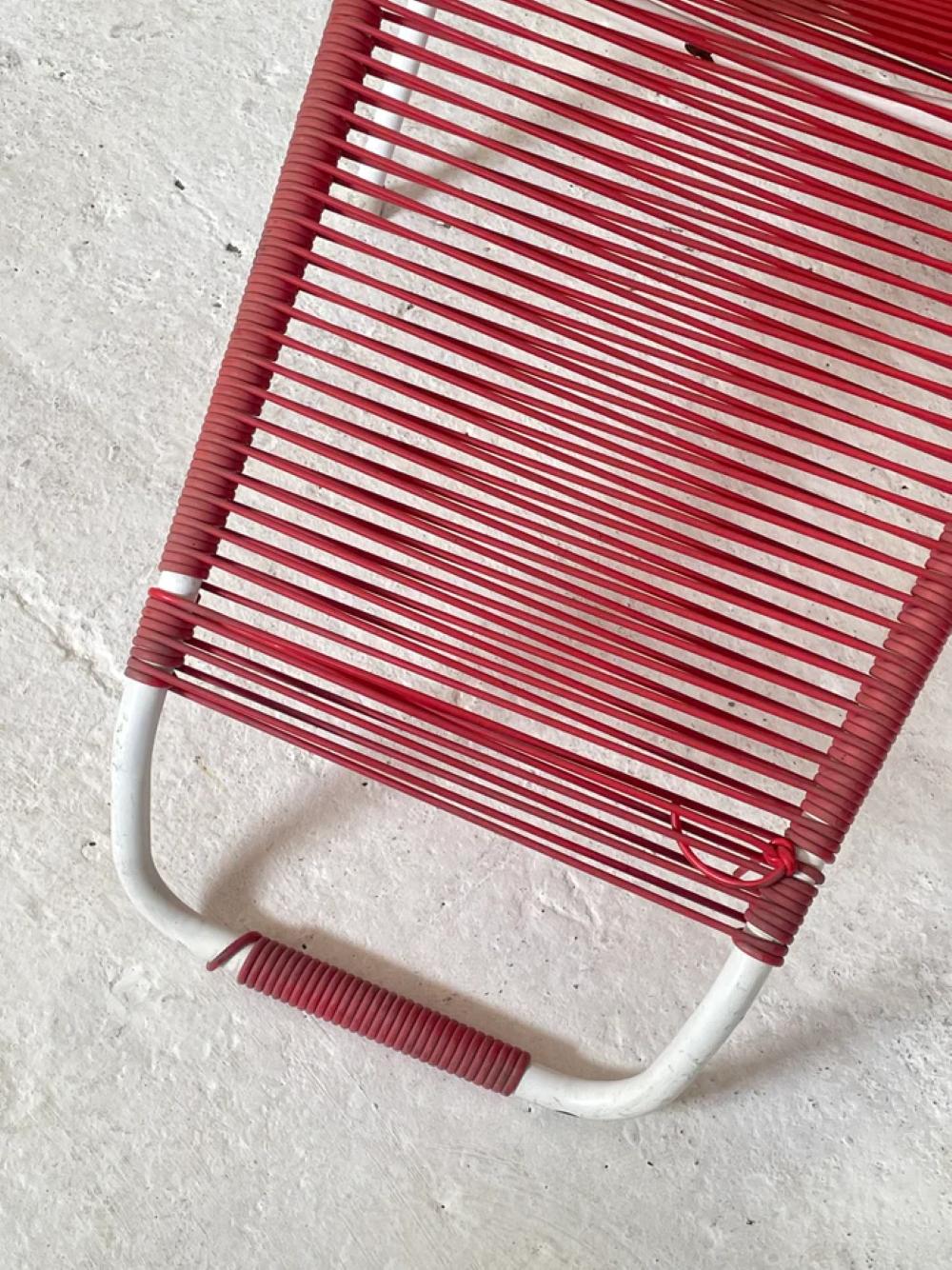 Vintage anni '70 Elefant Möbel Spaghetti Garden Recliner in vendita 2