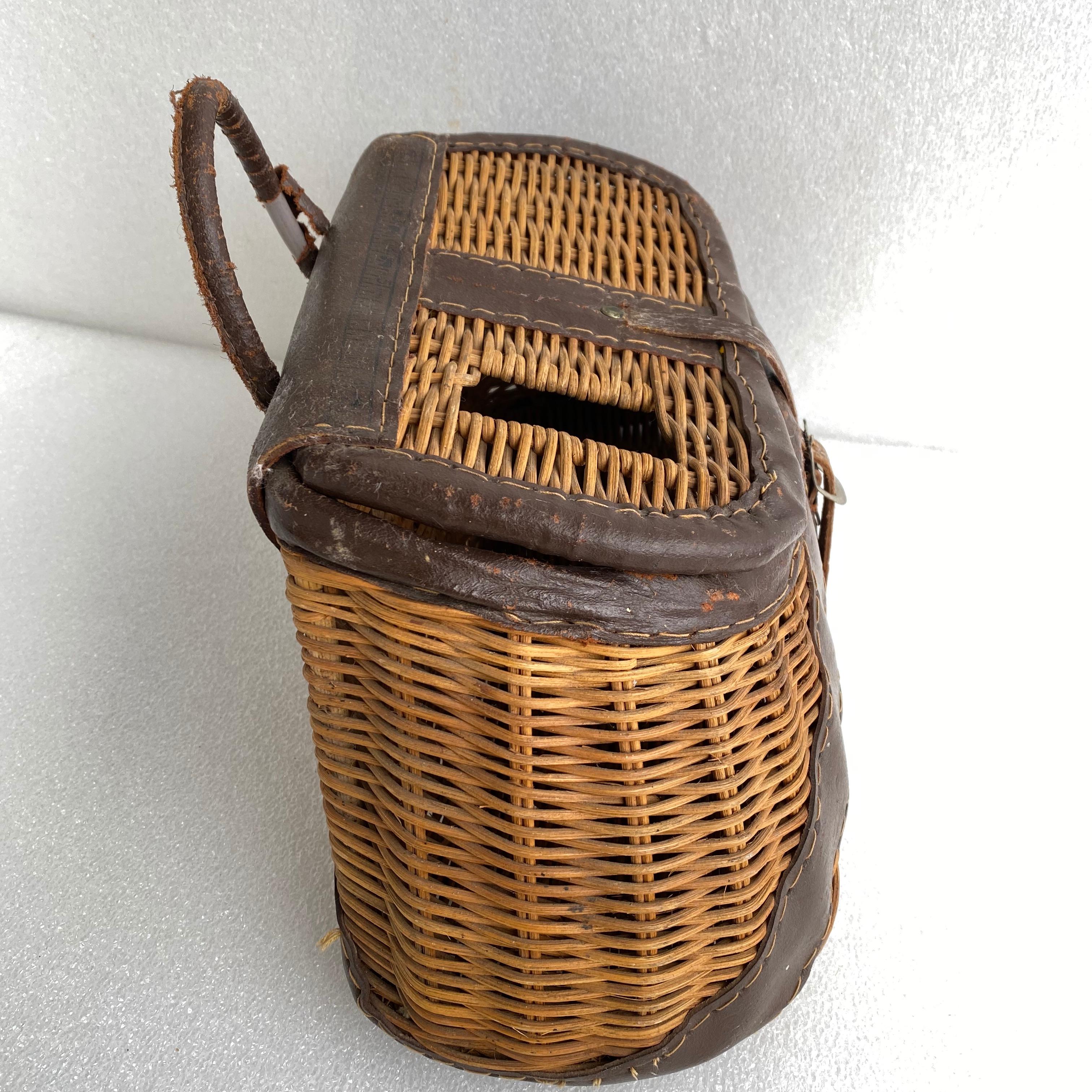 American Vintage 1970s Fly Fishers Supply Basket