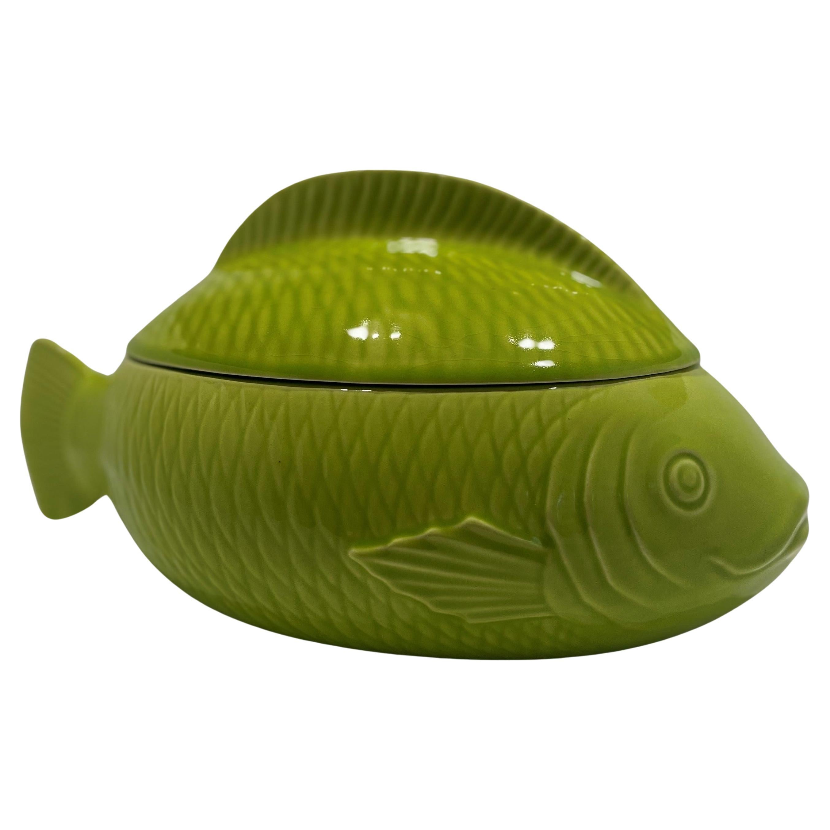 Sopera de pescado francesa de Chartreuse de Motaheda, vintage, años 70 en venta