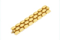 Pulsera de eslabones de oro vintage de los años 70