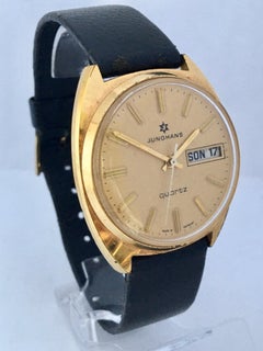 Vintage 1970s Gold-Plated Junghans Quartz Gents Watch