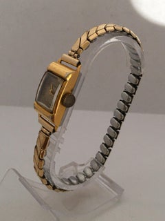 Vintage 1970s Gold-Plated Services Ladies Mechanical Watch