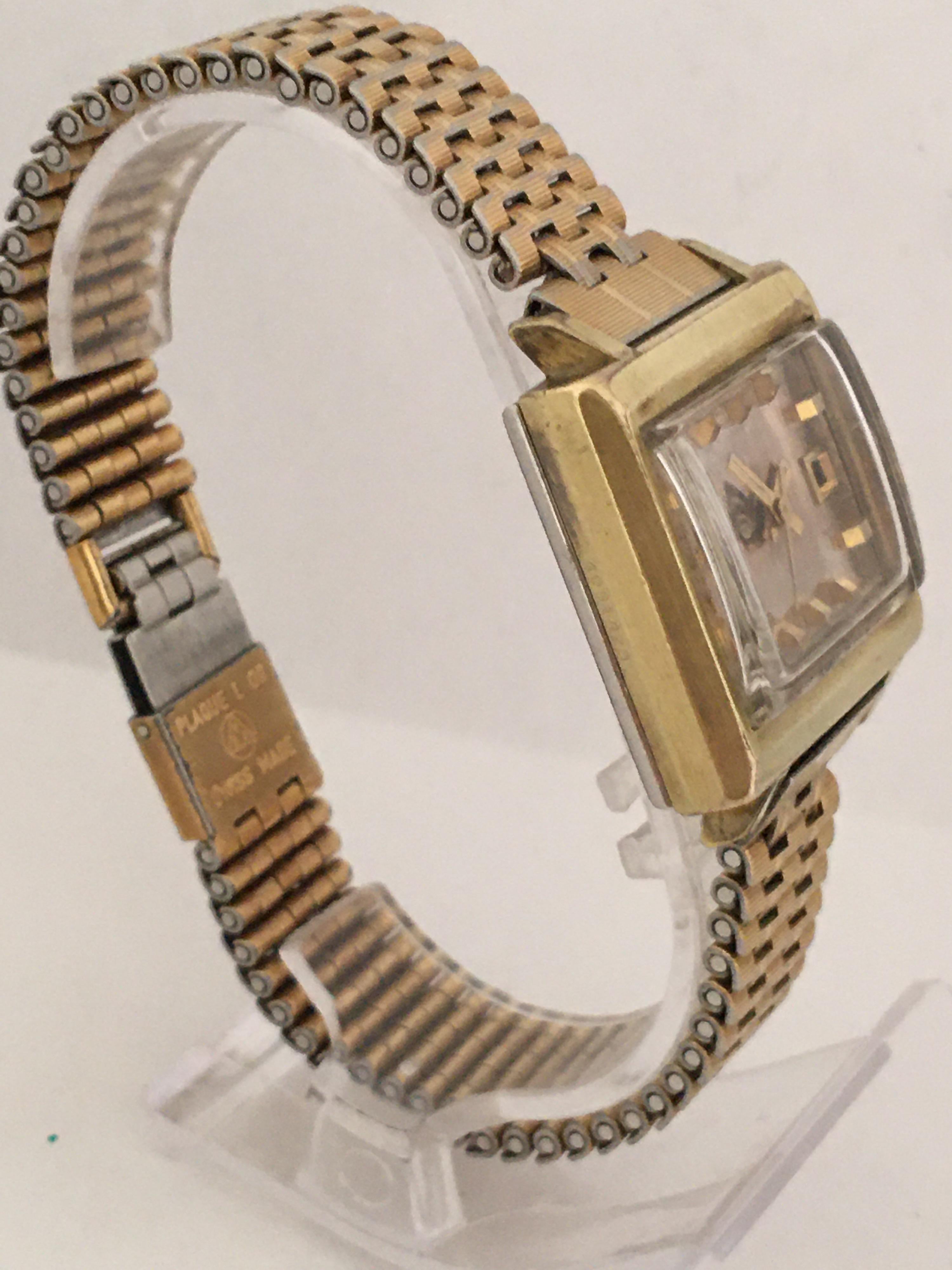 rado vintage gold watch