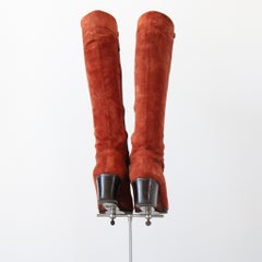 Vintage 1970's Gucci Suede Boots Vintage gucci boots leather UK 5.5 EU 38 US 7.5