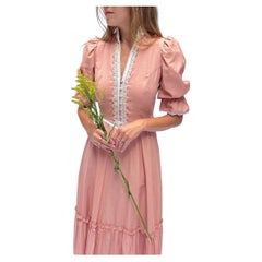 VINTAGE 1970er Jahre GUNNE SAX VICTORIAN Style Kleid