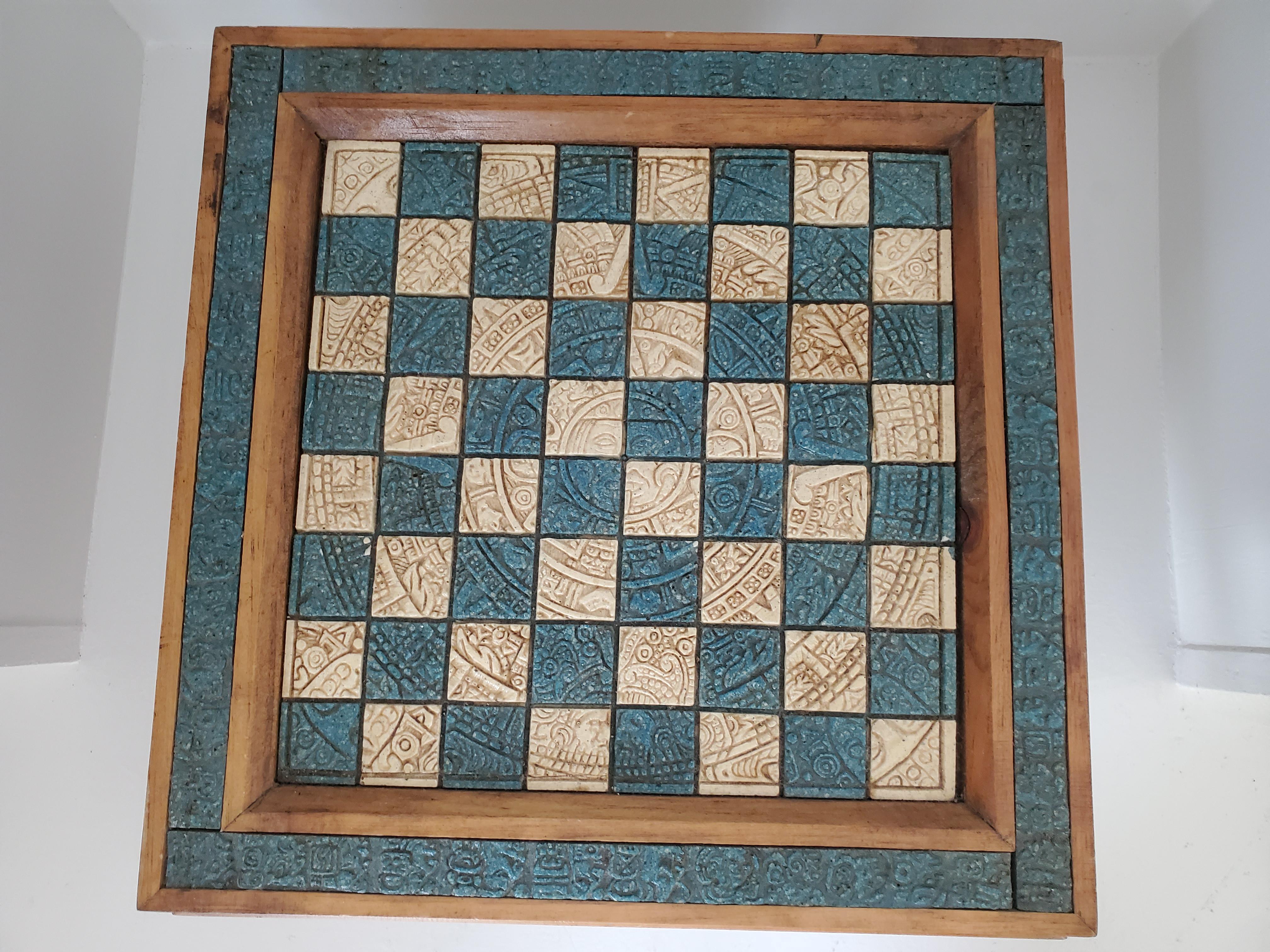 mayan chess set
