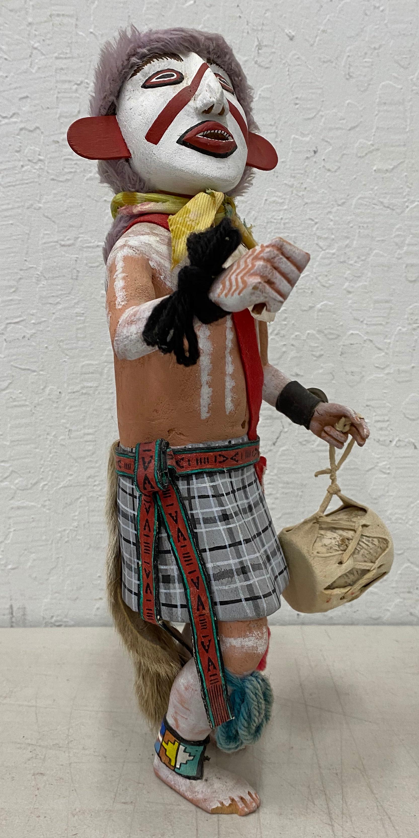 Vintage 1970s Hopi Katsina Figur - Kachina Puppe, circa 1970s

Maße: 7
